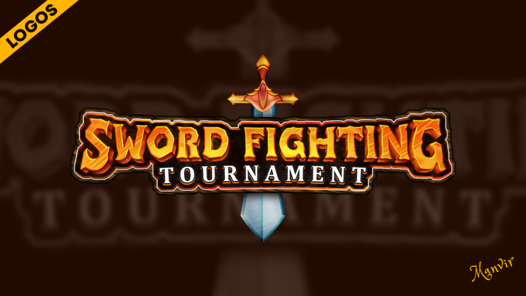 Sword Fighting Tournament Logo - ManvirArts